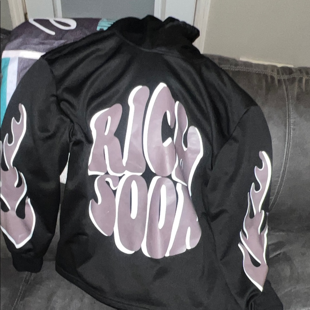 Black Long Sleeve Graphic Tee